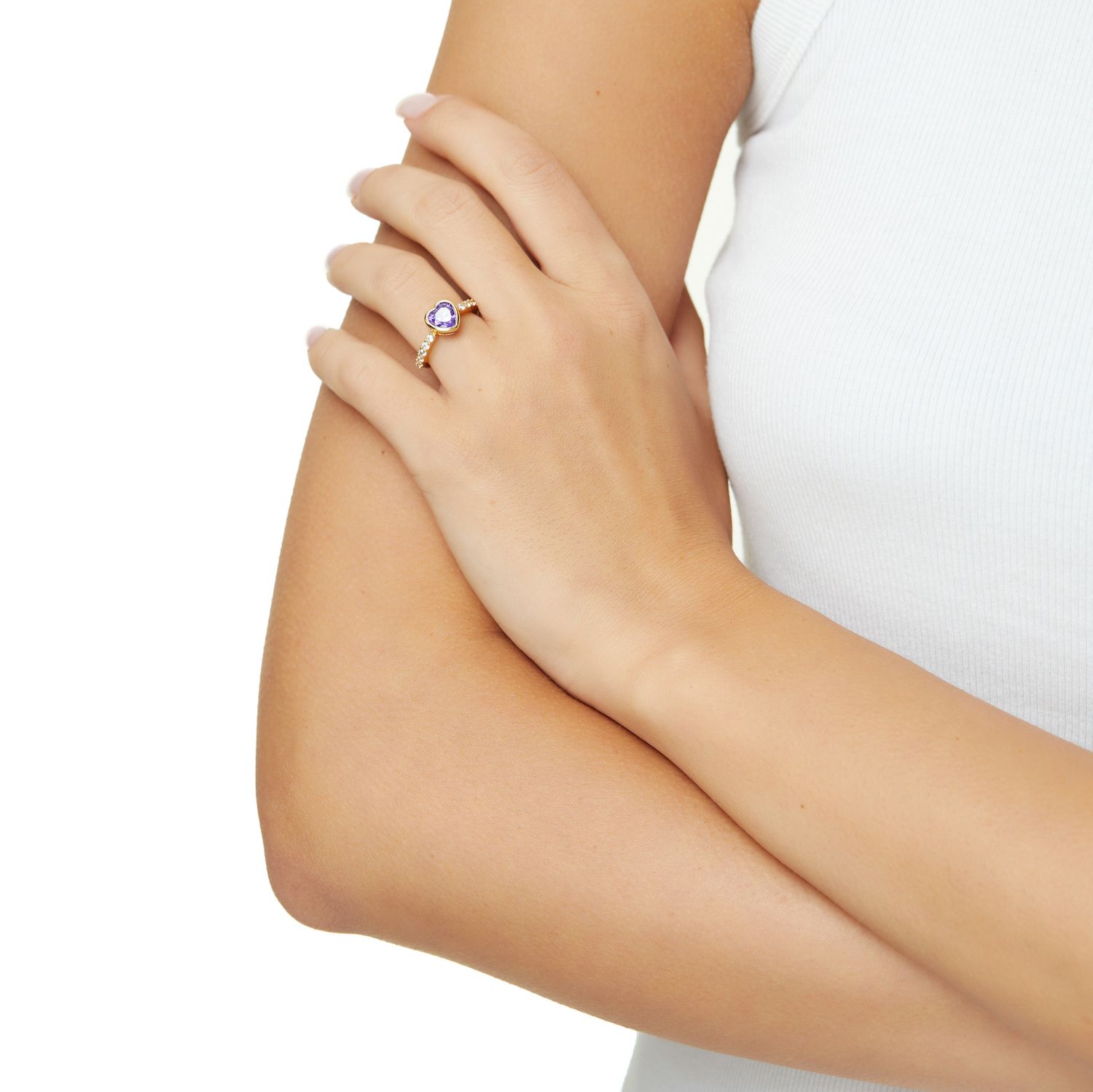 Кольцо Not Lonely Heart Ring – Lilac