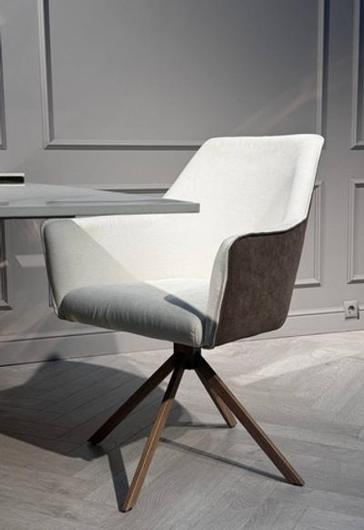 Стул обеденный Хьюго, молочно-коричневый