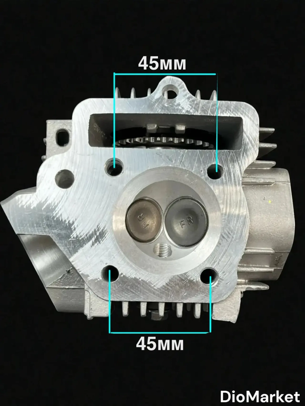 головка Гбц мопед Альфа / Дельта 110 кубов (диам 52,4)
