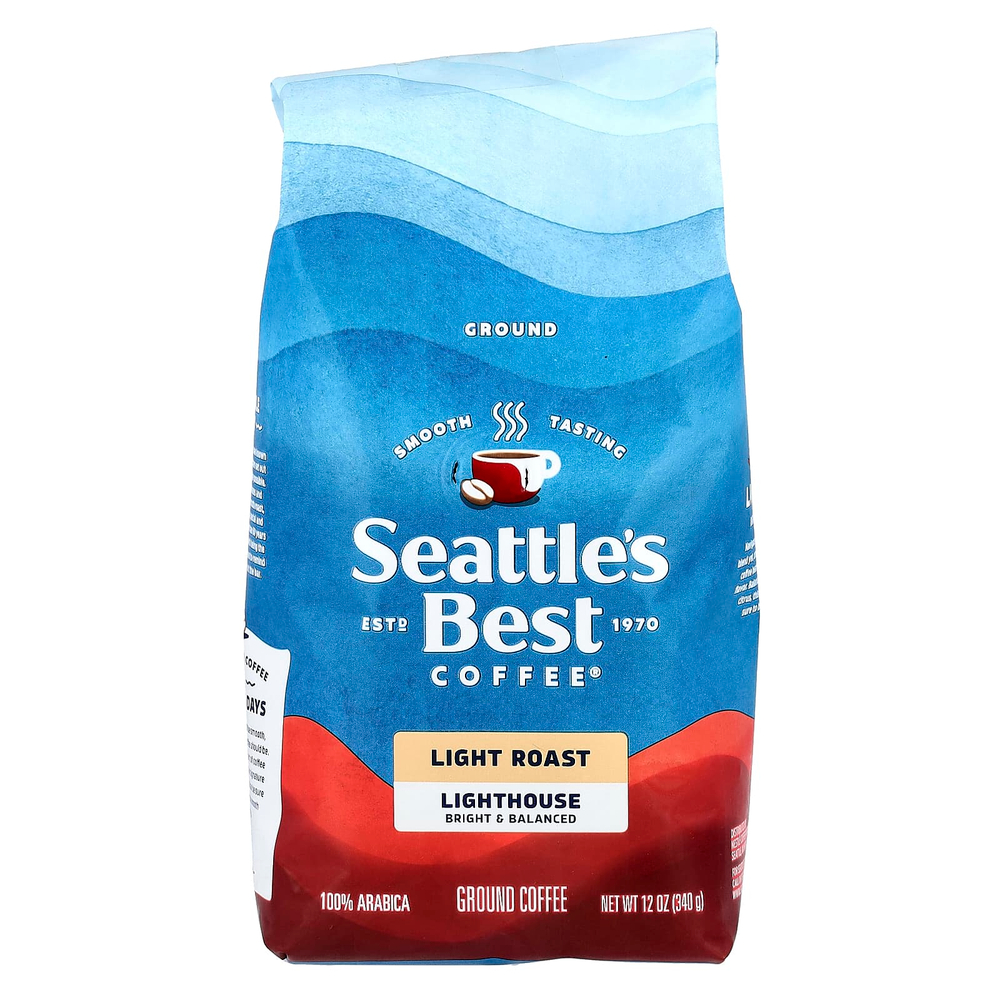 Seattle's Best Coffee, Lighthouse, кофе, молотый, легкой обжарки, 340 г (12 унций)