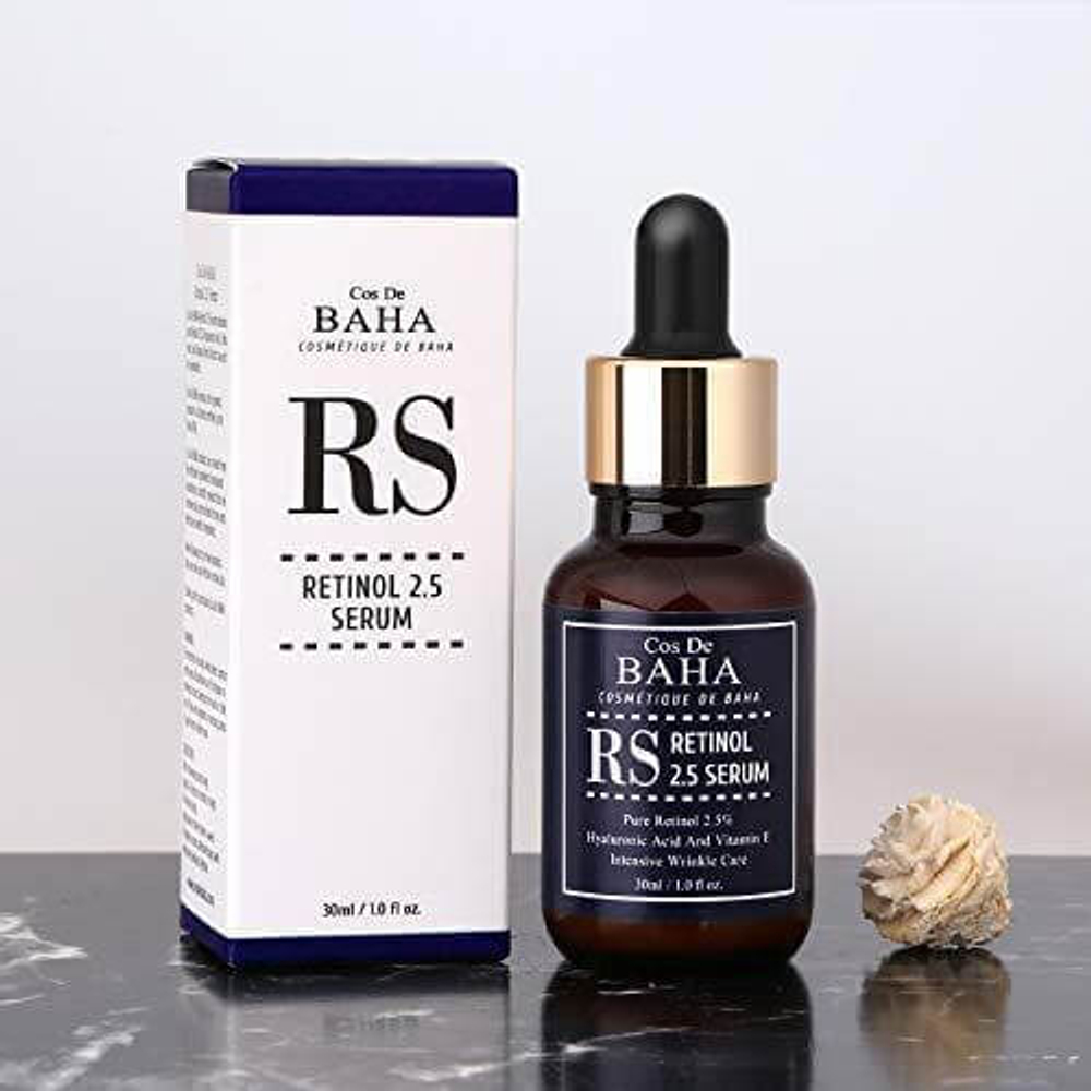 Омолаживающая сыворотка с ретинолом 2.5% Cos De BAHA Retinol 2.5% Serum