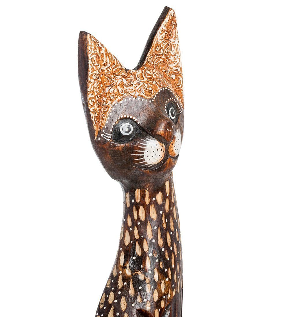 99-347 Статуэтка «Кошка» 50 см (албезия, о.Бали)