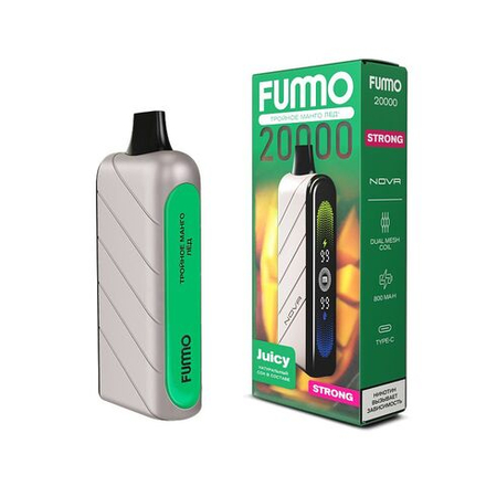 Fummo Nova Strong Тройное манго-лёд 20000 затяжек 20мг (2%)