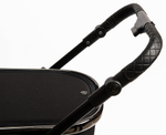 Детская коляска Peppy Tecla 3 в 1 с автокреслом First black Shadow Black Chrome Edition (Черный)