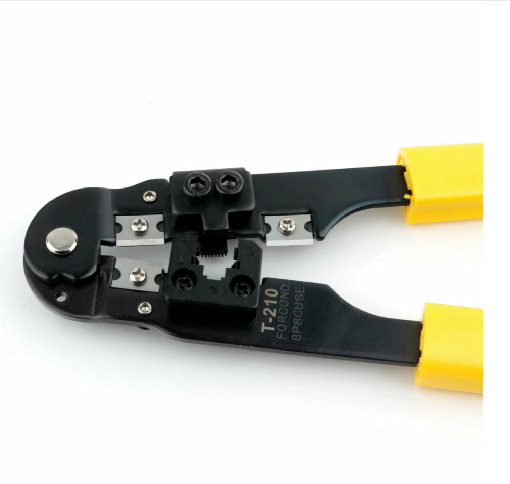 Инструмент обжимной для витой пары RJ-45(8P8C) Cablexpert T-210