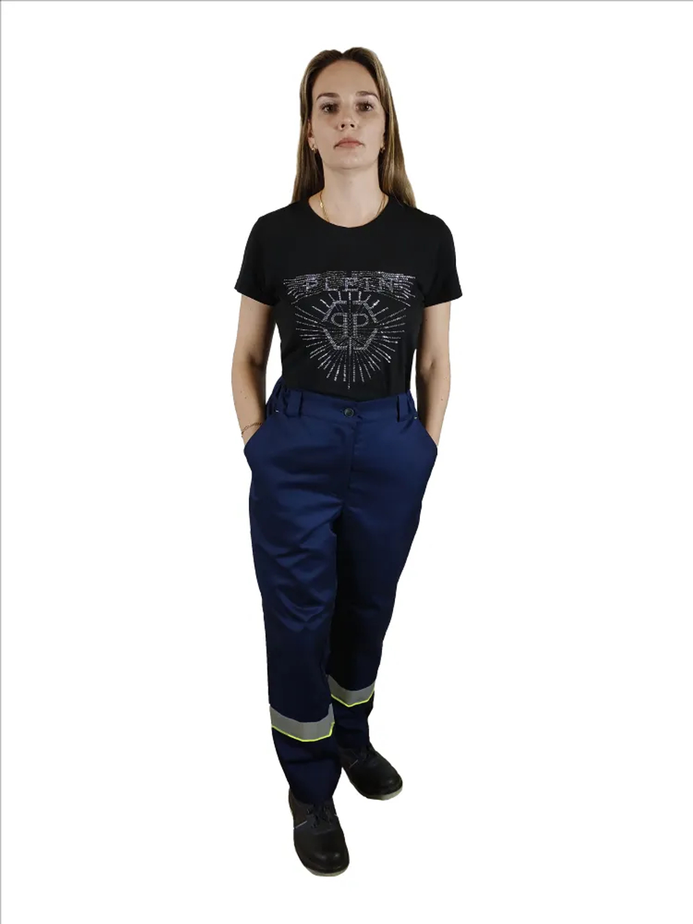 Костюм женский летний «ЮЖНАЯ ШИРОТА» (куртка+брюки) цв.синий/васильковый