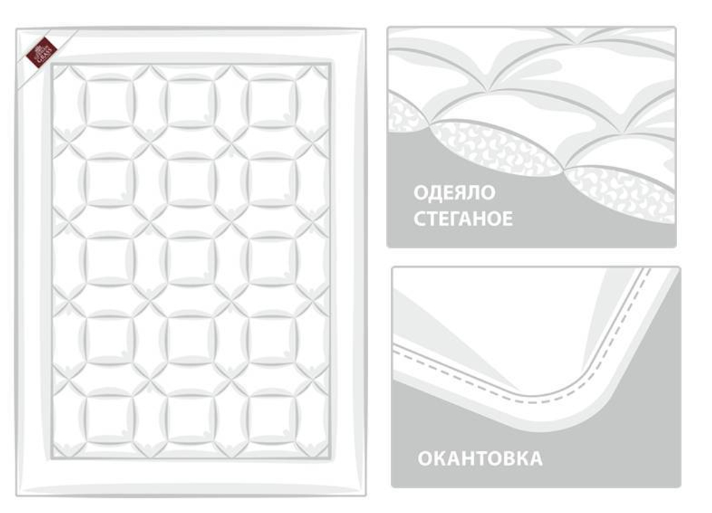 Одеяло легкое 160х220 German Grass Woolline Merino Wool Grass