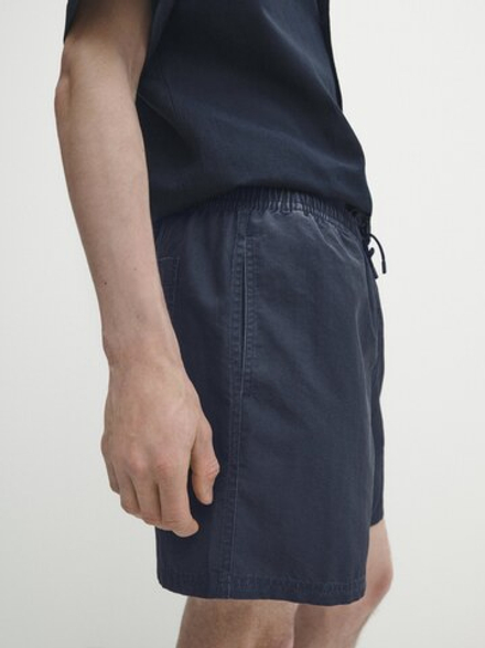 Massimo Dutti Однотонные плавки, темно-синий