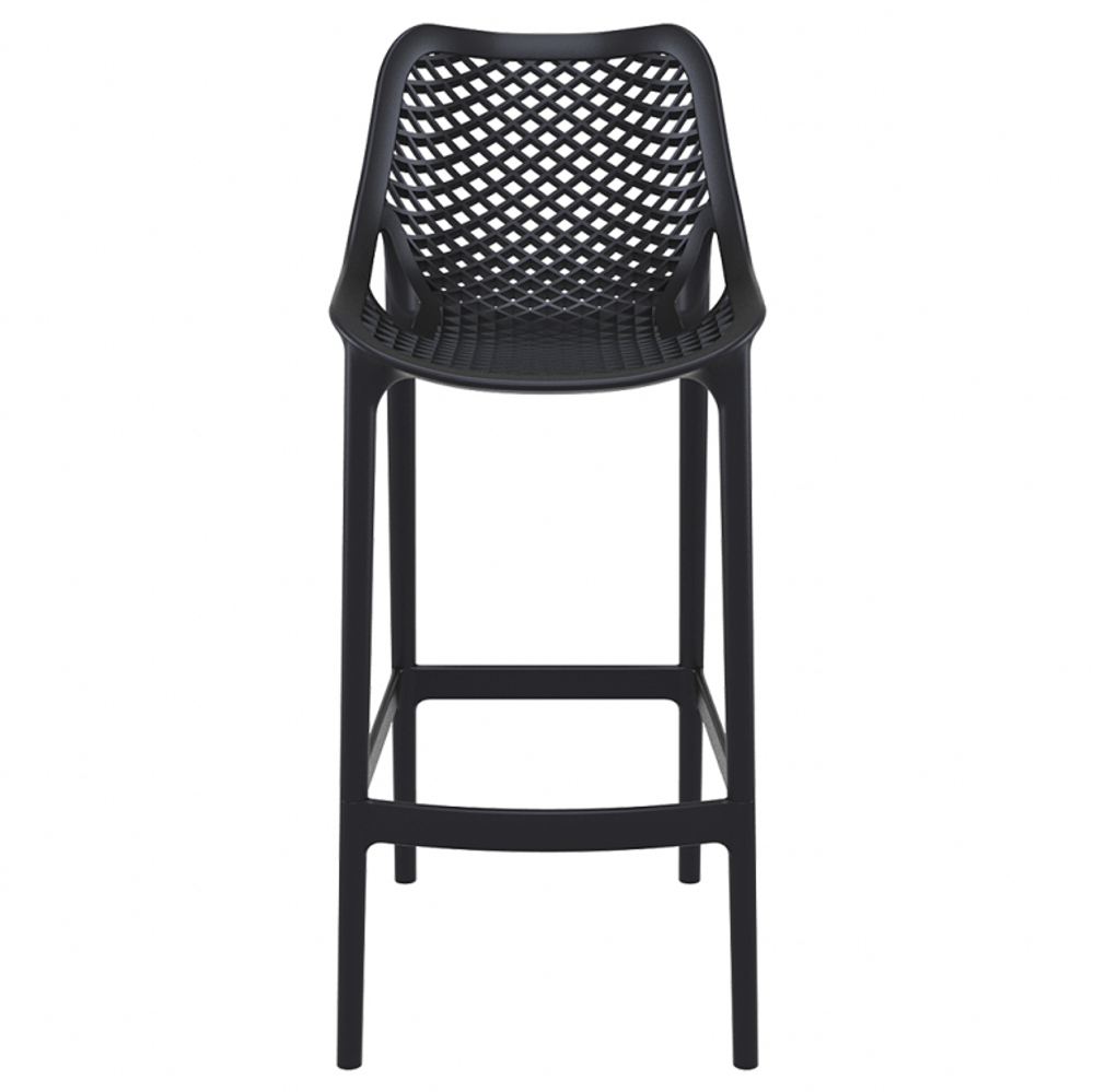 Стул пластиковый барный, Siesta Contract Air Bar 75, черный