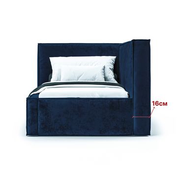 Кровать Bever ЛЕВАЯ 140 с  ортопедическим основанием без ПМ - Nebby 666