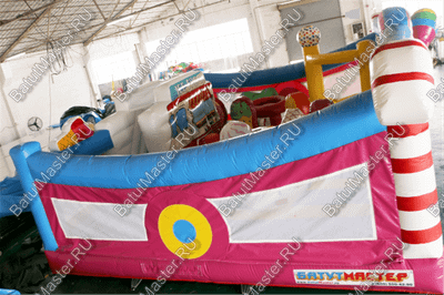 Коммерческий надувной батут "Мороженое" 8*6*4 м