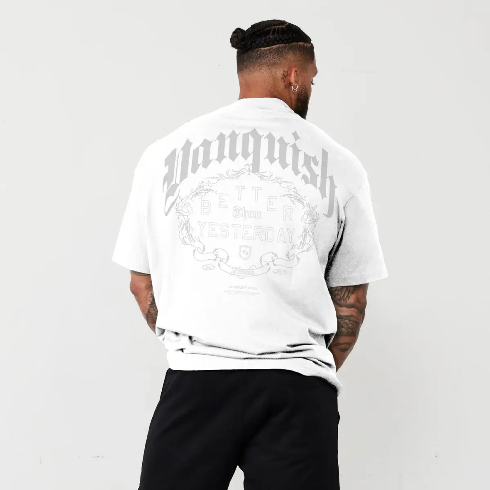 Футболка VANQUISH Revolve Wreath Oversized T-Shirt White