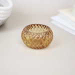 Подсвечник «Грация» 7,5*4,3 см, Янтарь