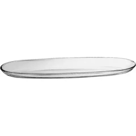 Блюдо сервировочное «Фениче» стекло ,L=300,B=95мм прозр