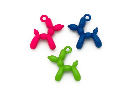 Подвеска Пудель 18,5мм, эмаль (в ассортименте)