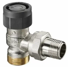 Кран под термоголовку для радиатора верхний прямой 1/2* Oventrop A (резьба 3/4* со стороны трубопровода)