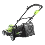 Аккумуляторная газонокосилка Greenworks G40LM45K6 40В (1 x 6 Ач, ЗУ) нож 45 см, 2500107UF