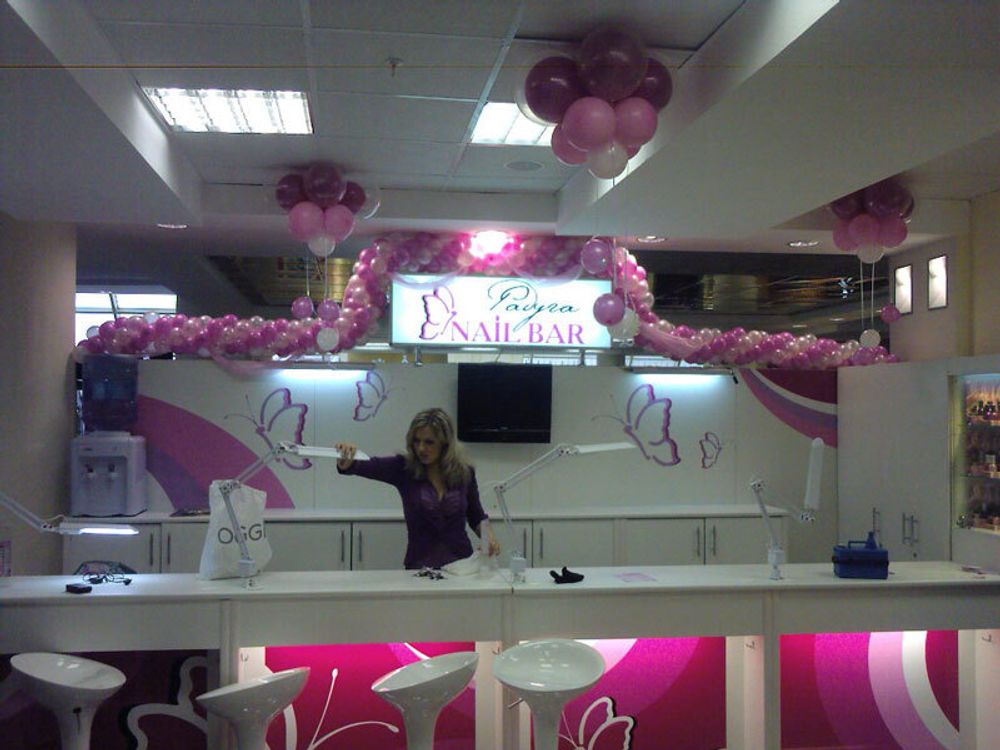 Оформление воздушными шарами презентаций и выставок