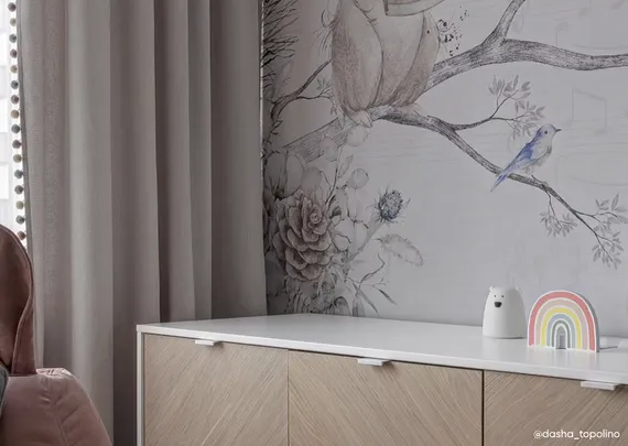 Тумба Fjord 3 двери глубина 55 см (белый)