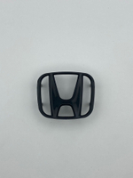 Эмблема на руль Mazda черная / шильдик на руль Мазда черная 59 мм