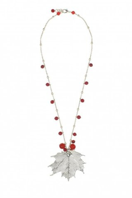 Колье лист Ester Bijoux Амарант CL738-S BW