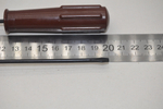 Отвертка шлицевая плоская (минусовая) 200х3.4х0.5мм (Карболитовая ручка) СССР