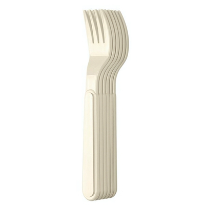 Комплект вилок, 6 шт. (светло-бежевый)