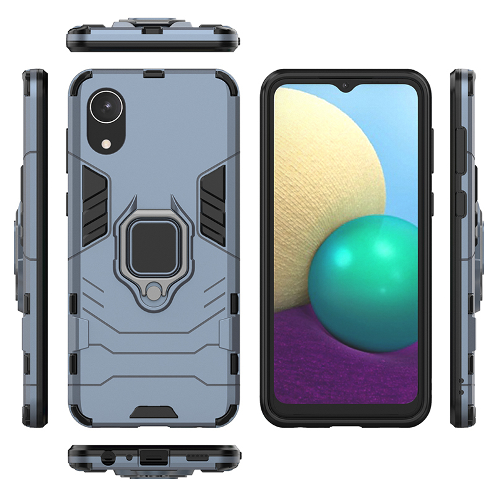 Противоударный чехол с кольцом Panther Case для Samsung Galaxy A03 Core