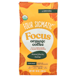 Four Sigmatic, Focus, органический кофе с гривой и грибами чага, молотый, темная обжарка, 283 г (10 унций)