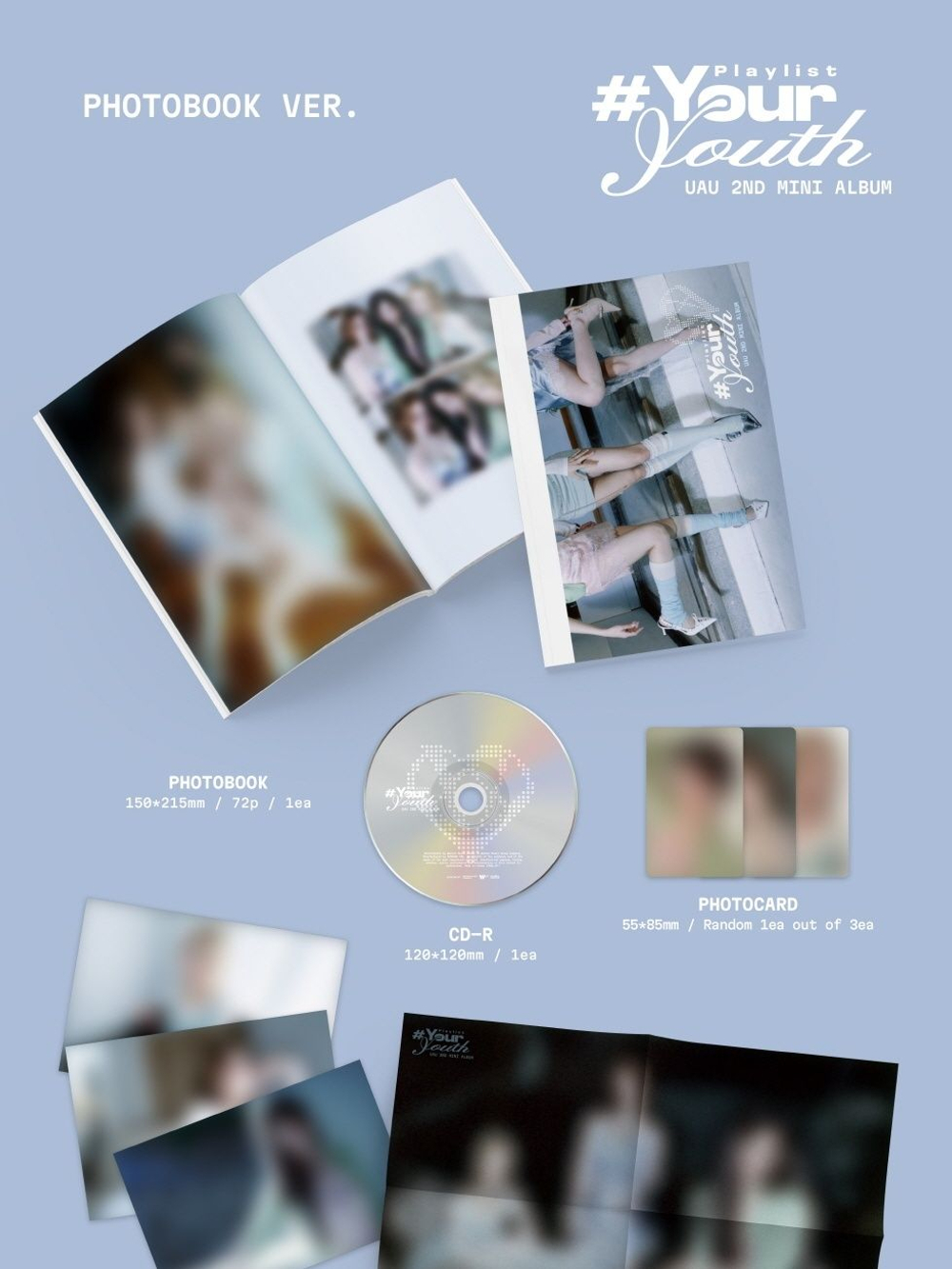 Альбом UAU - PLAYLIST #YOUR YOUTH 2nd Mini Album PHOTOBOOK Version