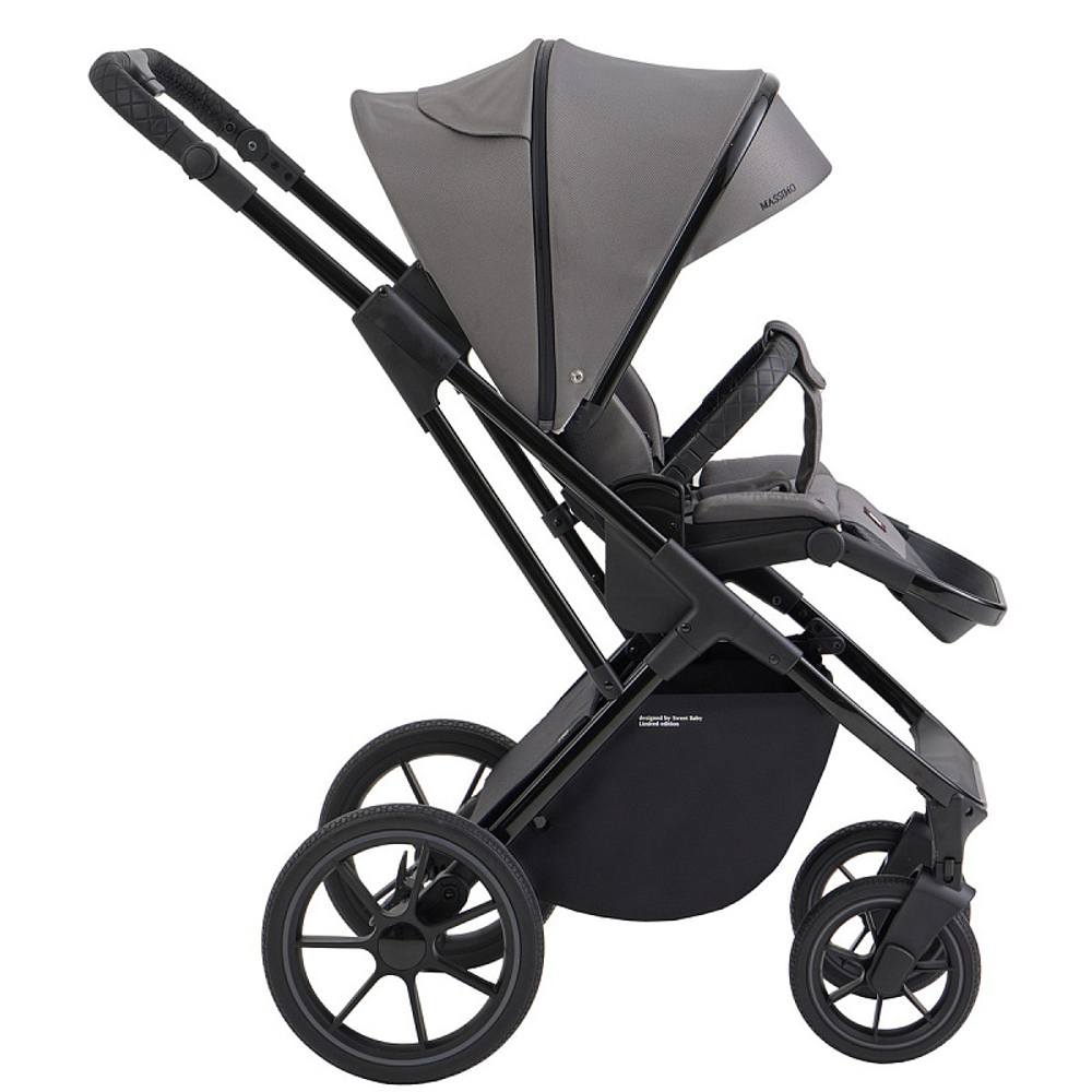 Коляска 3в1 SBL Massimo Grey