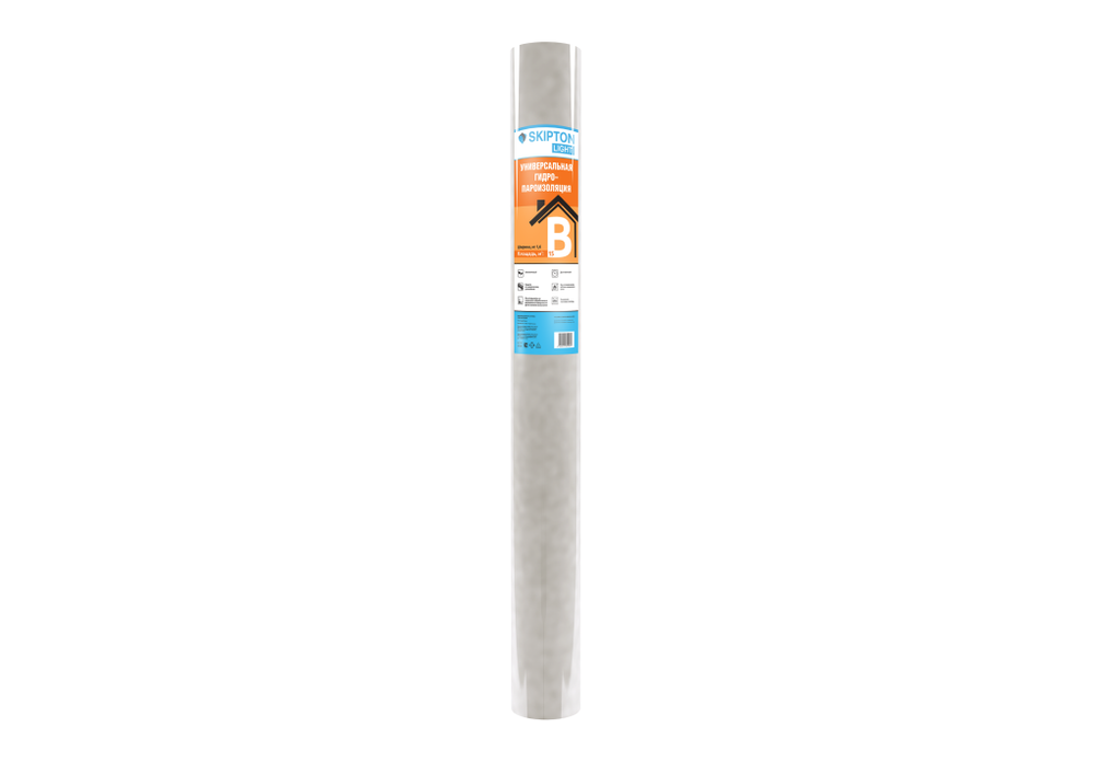 Пленка пароизоляционная двухслойная Skipton B light (ширина 1,6м) 15м2 рул
