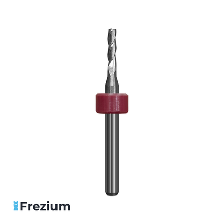 Фреза спиральная твердосплавная по дереву, алюминию и цветным металлам, пластику "Union Tool" (2.0x3.175x8.5x38)