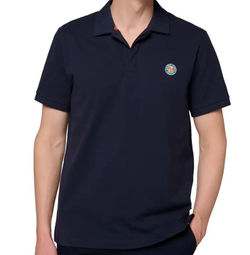 Теннисное поло Roland Garros Basic Islande - navy