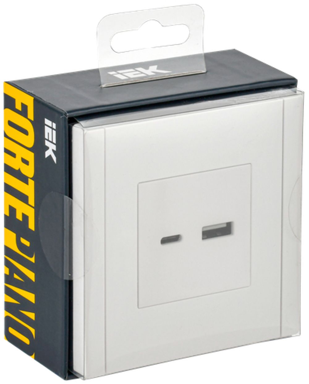 FORTE&PIANO Розетка USB A+C 18Вт FP251 белый IEK