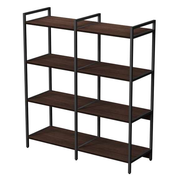 10ССД.4.600 Стеллаж средний двойной 4 полки (1180*400*1328)