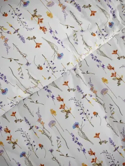 Наволочка комплект 2шт Полисатин Мечта "Flora" 50x70 см на молнии