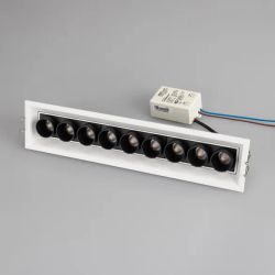 Светильник MS-ORIENT-BUILT-TURN-TC-S67x300-20W Day4000 (BK-BK, 30 deg, 230V) (Arlight, IP20 Металл, 5 лет) 037211