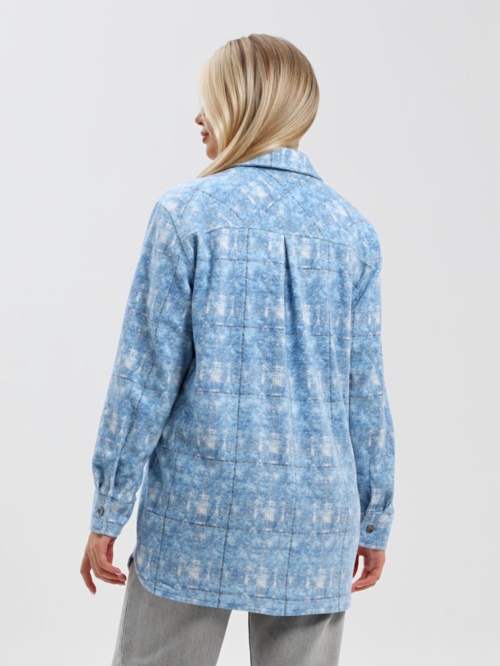 Рубашка Вселенная Виотекс ГОЛУБОЙ (Акция)