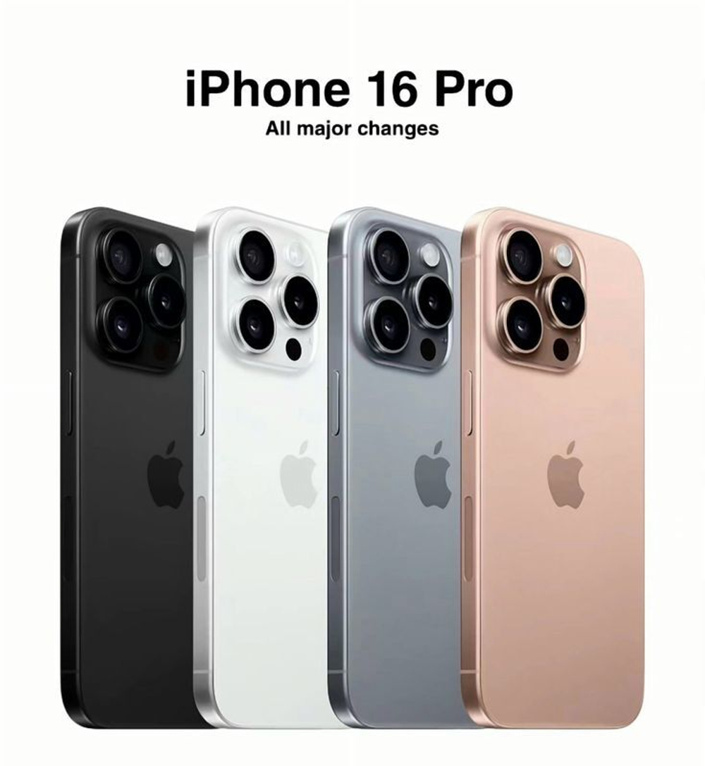 Смартфон Apple iPhone 16 Pro 128Gb eSIM + SIM Desert Titanium