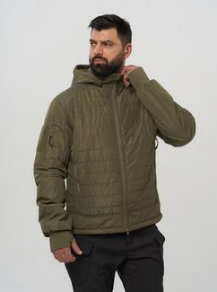 Тактическая военная демисезонная куртка Джунгли 2 с капюшоном Олива