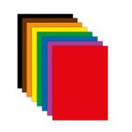 Цветная бумага А4 офсетная, 16 листов, 8 цветов, на скобе, кросс-серия "МИЛЫЕ КОТЫ", 200х275 мм, BRAUBERG, 116983