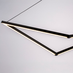 739297 Люстра PALLA 32W LED 1280LM ЧЕРНЫЙ 3000K