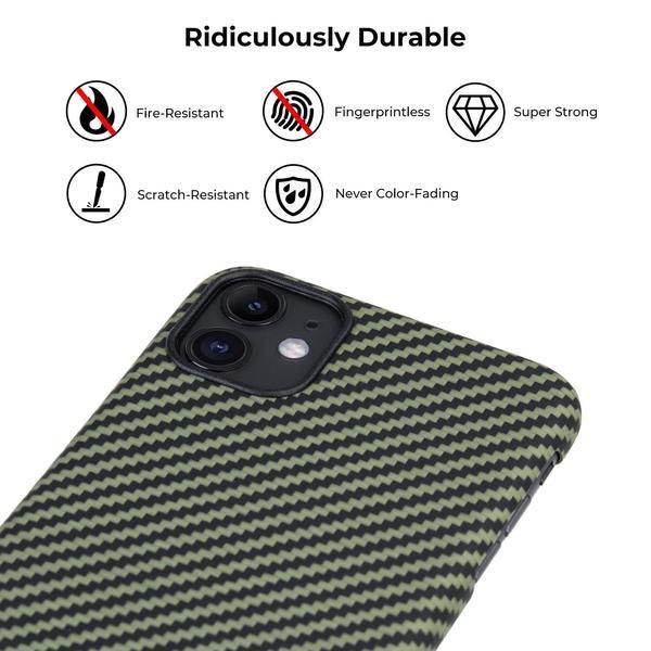 Чехол Pitaka MagEZ Case для Apple iPhone 11 (Black/Yellow Twill)