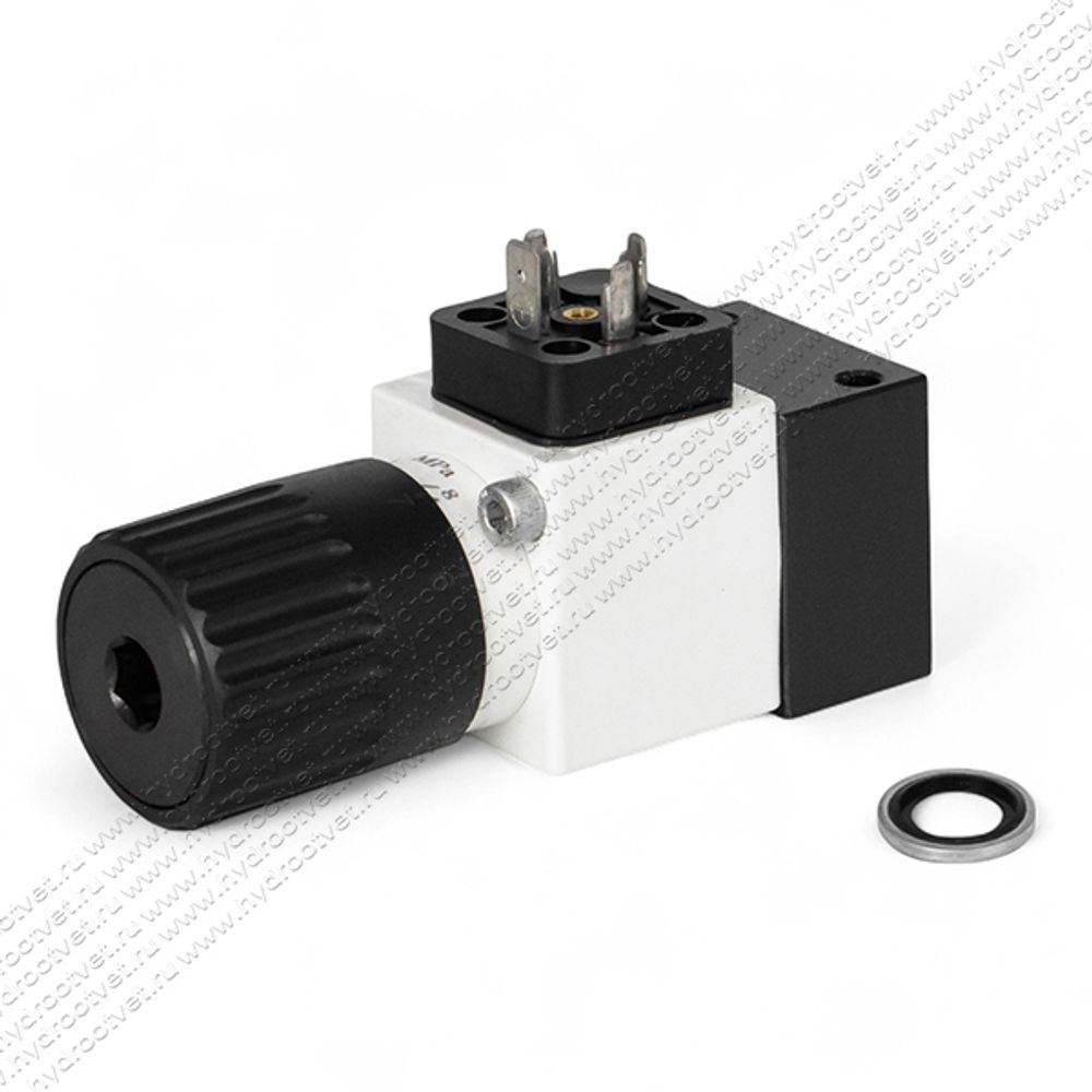 HED8OA-1X/100K14KW - Реле давление поршневое регулировка до 100 бар, монтаж резьбовой, регулирующий элемент рукоятка со шкалой