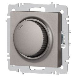 Светорегулятор Intro Accent 6-401-09 поворотный, 600Вт 230В, IP20, СУ, титан | Intro