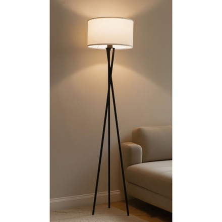 Торшер светильник Rivoli Juno 7151-601 напольный 1 х Е27 60 Вт