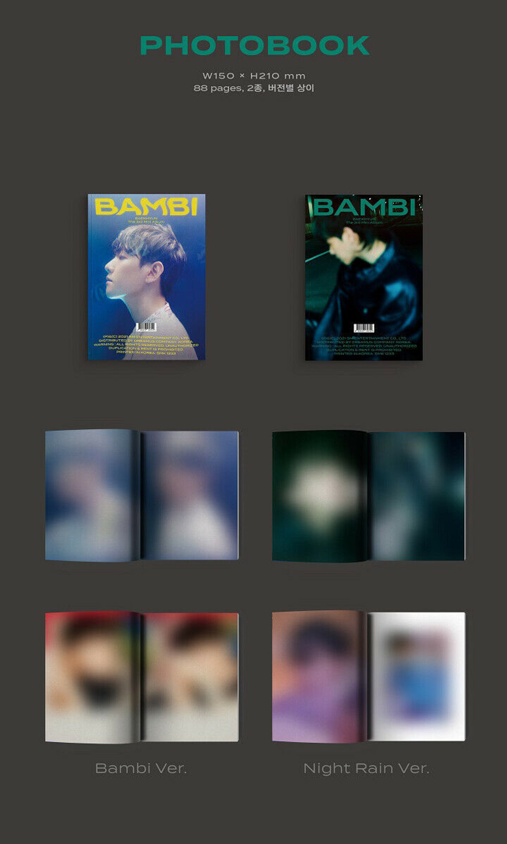 BAEKHYUN - Bambi (Photo book ver.)