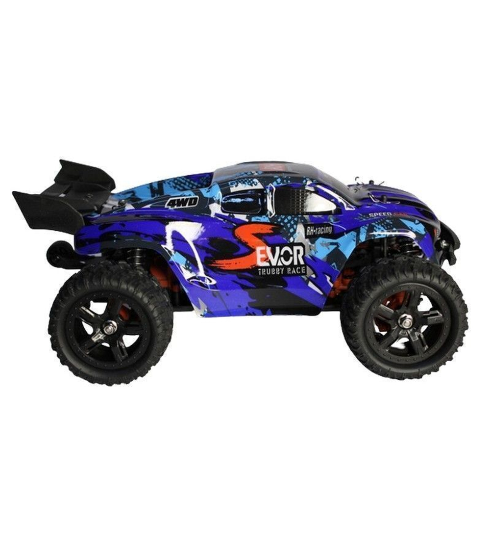 Радиоуправляемая трагги Remo Hobby S EVO-R UPGRADE V2.0 (синяя) 4WD 2.4G 1/16 RTR