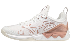 Женские Кроссовки теннисные Mizuno Wave Luminous 2 - white/rose/snow white